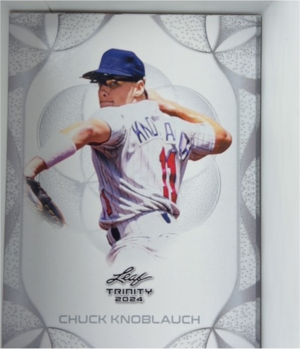2024 Leaf Trinity #58 Chuck Knoblauch — front