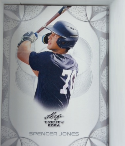 2024 Leaf Trinity #56 Spencer Jones — front