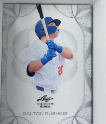 2024 Leaf Trinity #67 Dalton Rushing — front