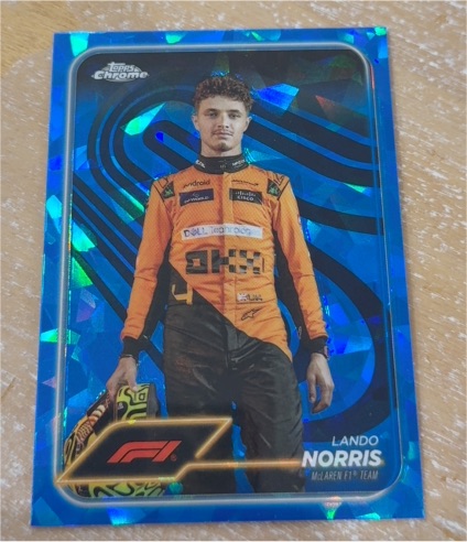 2024 Topps Chrome Sapphire #7 Lando Norris — front