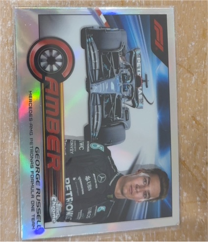 2023 Topps Chrome Formula 1 Camber #CAM-GR George Russell — front