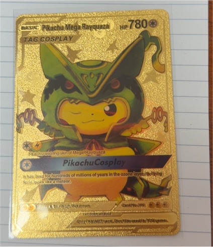 Pokémon Tag Cosplay Pikachu Mega Rayquaza #088 — front