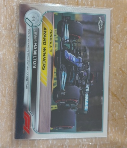 2022 Topps Chrome Formula 1 #195 Lewis Hamilton — front
