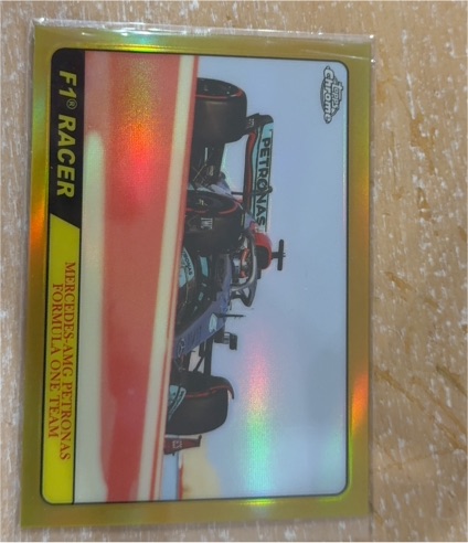 2022 Topps Chrome Formula 1 F1 Racer Mercedes AMG Petronas — front