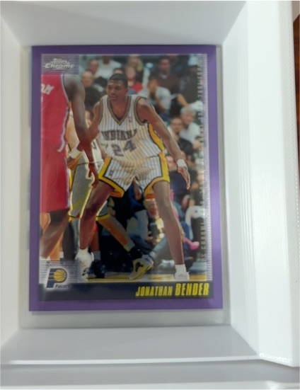 2000-01 Topps Chrome #21 Jonathan Bender — front