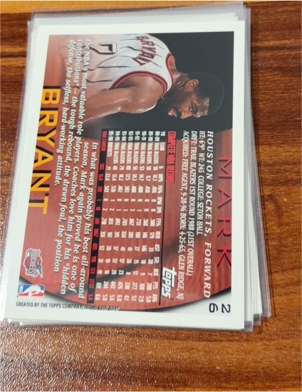 1996-97 Topps #26 Mark Bryant — front