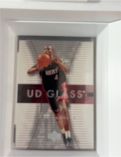 2003-04 Upper Deck Glass Dwyane Wade #X Miami Heat — front