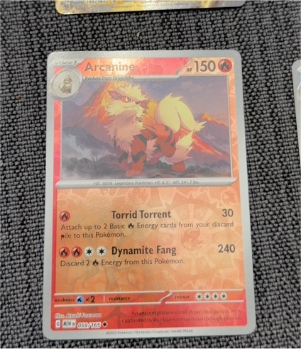 2023 Pokémon Scarlet & Violet #059 Arcanine — front