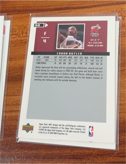 2003-04 Upper Deck Skybox Limited Edition #90 Caron Butler — front
