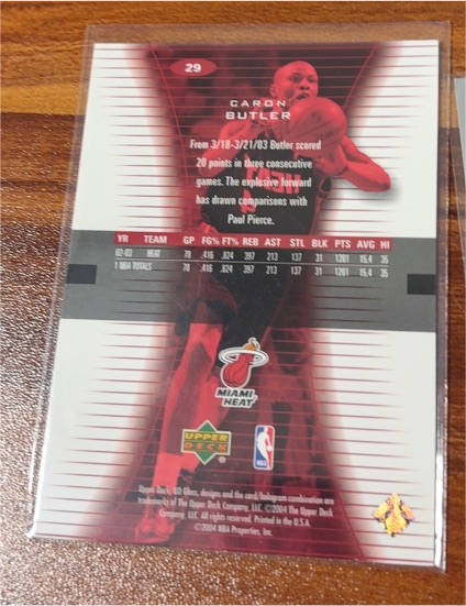 2002 Upper Deck #29 Caron Butler — front