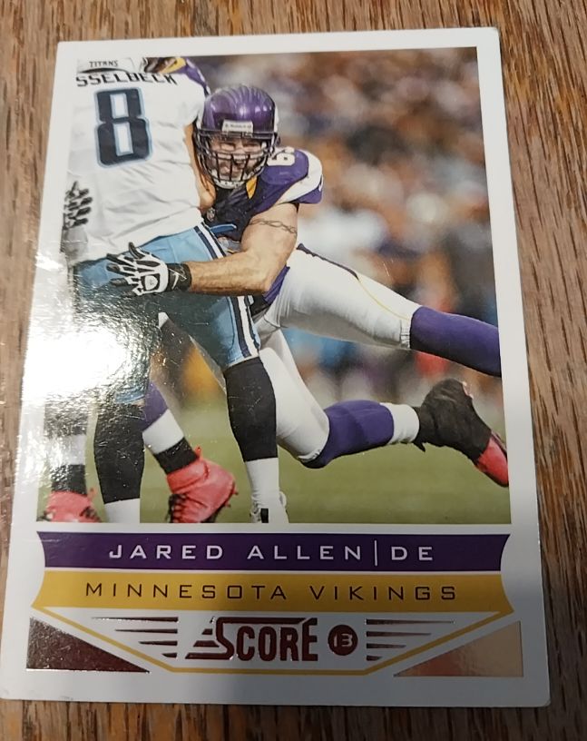 2013 Score #122 Jared Allen Minnesota Vikings — front