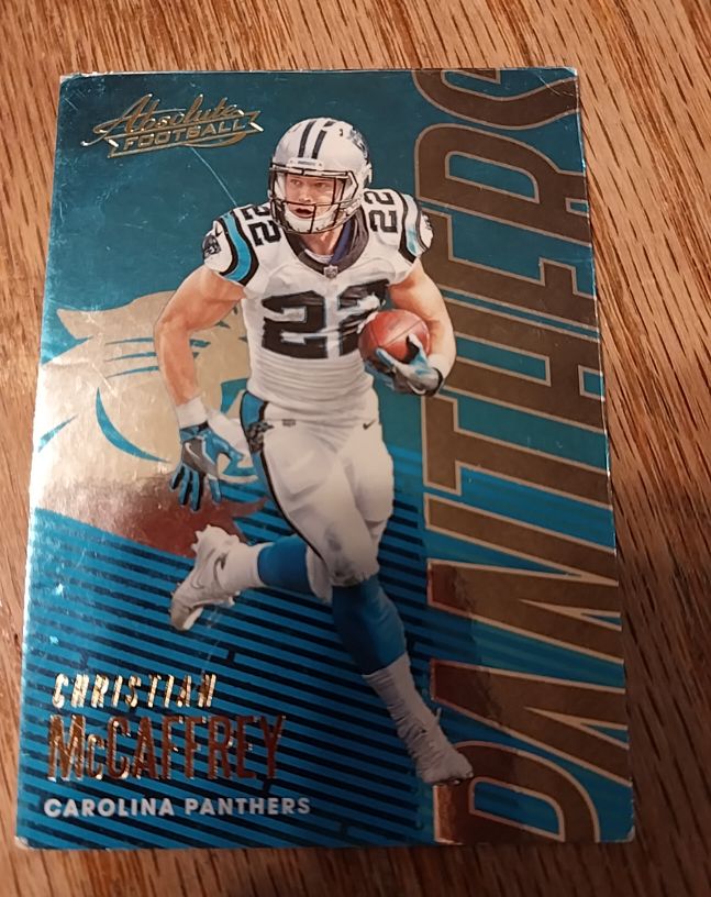 2018 Panini Absolute Football #14 Christian McCaffrey — front
