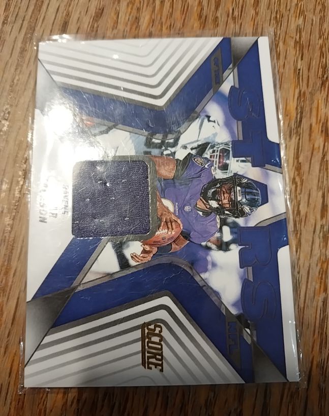 2025 Panini Score #SMJ-LJN Lamar Jackson — front