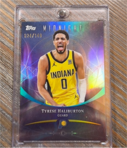 2025-26 Topps Midnight #024 Tyrese Haliburton — front