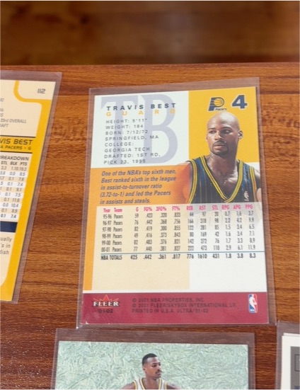 1995 Fleer #112 Travis Best — front