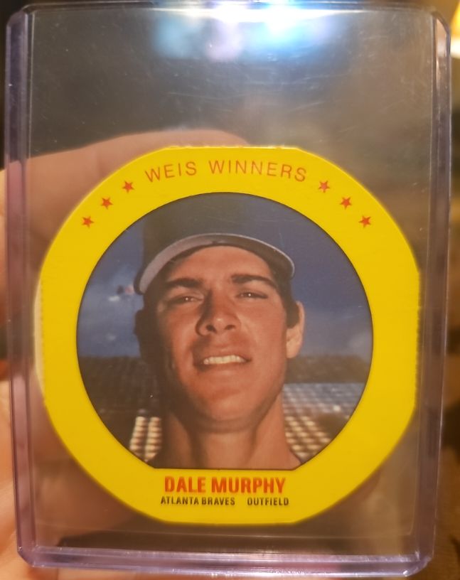 1987 Weis Winners #15 Dale Murphy — front