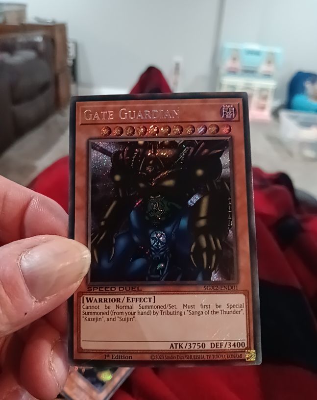 2020 Konami Gate Guardian SGX2-END01 Speed Duel GX — front
