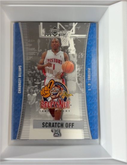 2003-04 Upper Deck MVP Sportsnut #SN21 Chauncey Billups — front