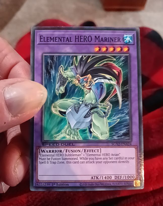 Yu-Gi-Oh! Speed Duel Elemental HERO Mariner #SGX2-ENA24 — front