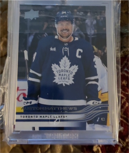 2025-26 Upper Deck #161 Auston Matthews — front