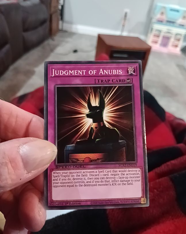 2020 Yu-Gi-Oh! SGX2-EN019 Judgment of Anubis — front