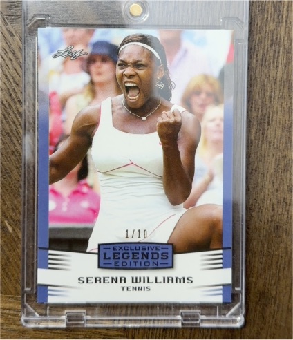 2016 Leaf Exclusive Legends Edition #18 Serena Williams — front