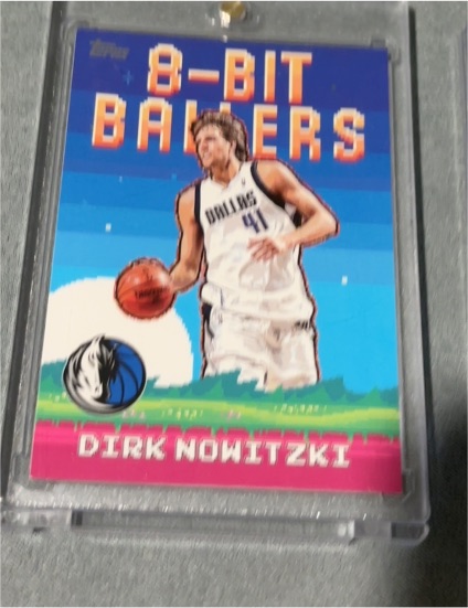 2025-26 Topps #8B-22 Dirk Nowitzki 8-Bit Ballers — front