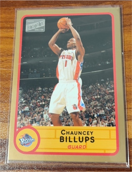 2003-04 Topps Bazooka #9 Chauncey Billups — front