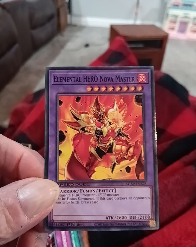 2020 Yu-Gi-Oh! GENF-EN093 Elemental HERO Nova Master — front