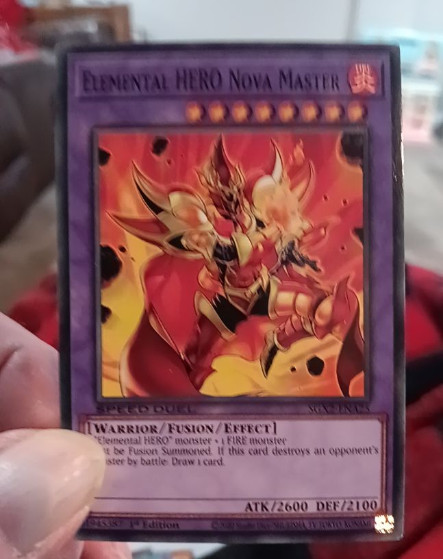 2011 Yu-Gi-Oh! Elemental HERO Nova Master GENF-EN093 — front
