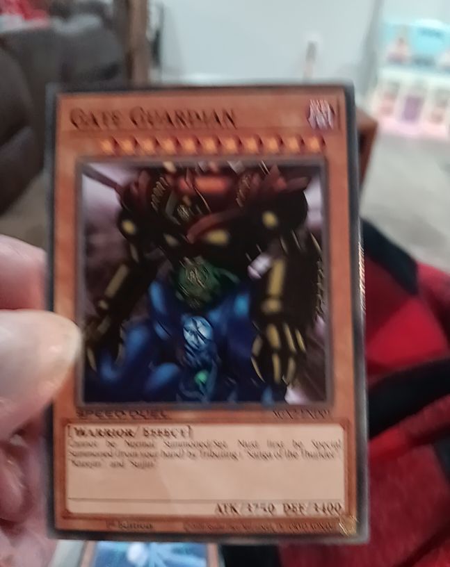 1996 Yu-Gi-Oh! MAZE-EN035 Gate Guardian — front