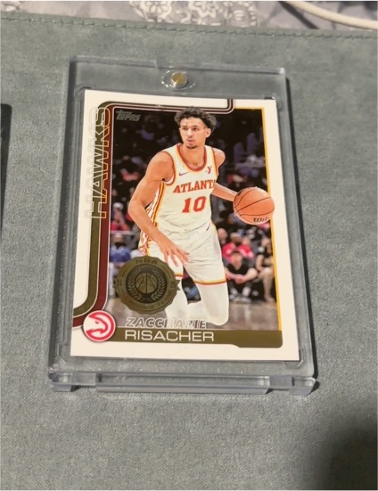2025-26 Topps #62 Zaccharie Risacher — front