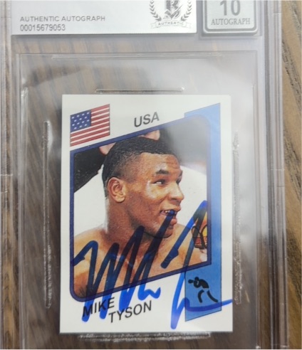 1986 Panini Supersport #153 Mike Tyson — front