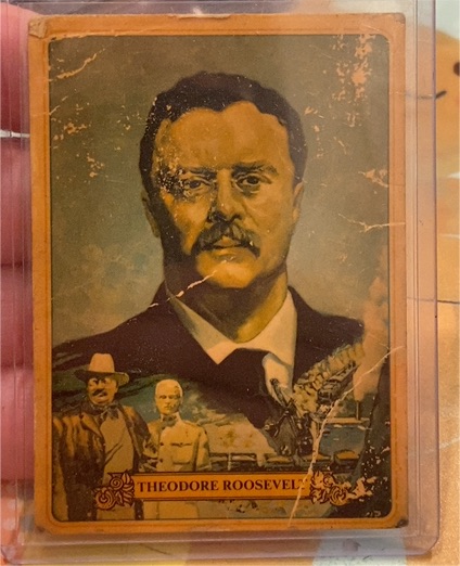 1976 Colonial Bread Know Your U.S. Presidents #25 Theodore Roosevelt — front