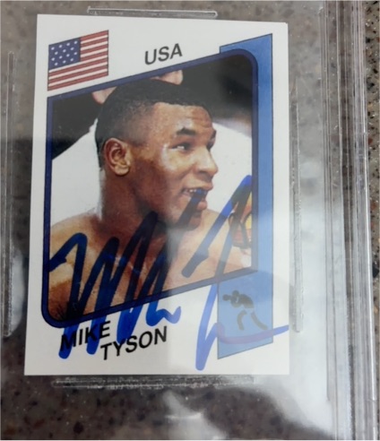 1986 Panini SuperSport #153 Mike Tyson — front