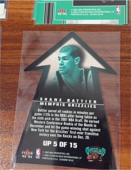 2002-03 Fleer Genuine On The Up #UP 5 Shane Battier — front
