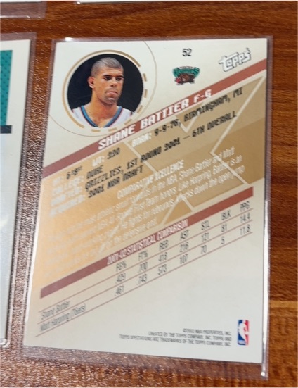 2002-03 Topps #52 Shane Battier — front