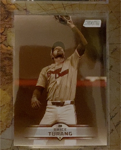 2025 Topps Stadium Club Sepia #193 Brice Turang — front