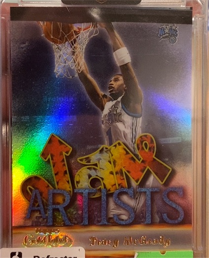 2000-01 Topps Gold Label Jam Artists #JA2 Tracy McGrady — front