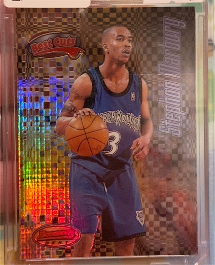 1997-98 Bowman's Best Cuts #BC9 Stephon Marbury — front