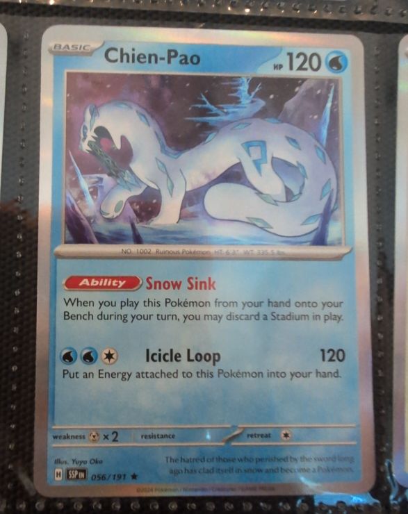 2024 Pokémon Surging Sparks #056 Chien-Pao — front