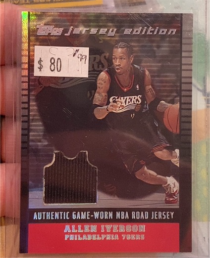 2002-03 Topps Jersey Edition #JE AI Allen Iverson — front