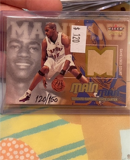 2000 Fleer Main Man #MM Vince Carter — front