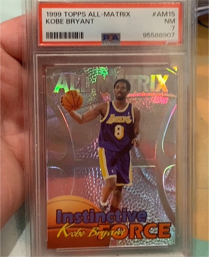 1999 Topps All-Matrix #AM15 Kobe Bryant — front