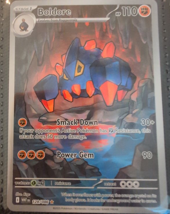 2025 Pokémon TCG #128 Boldore — front