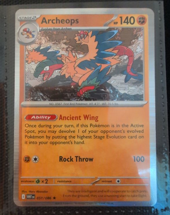 2021 Pokémon SV: White Flare #051 Archeops — front
