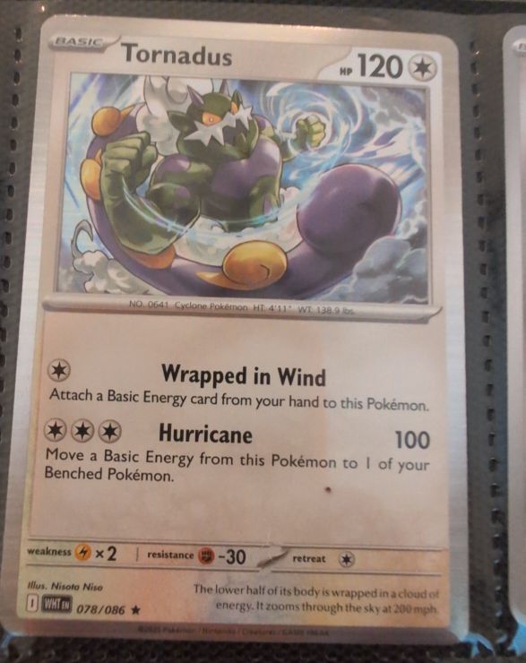 2025 Pokémon Scarlet & Violet #078 Tornadus — front