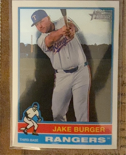 2025 Topps Heritage #352 Jake Burger — front