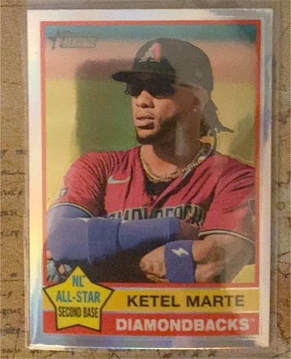 2025 Topps Heritage #420 Ketel Marte — front