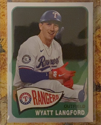2025 Topps Heritage 25th Anniversary #H25-14 Wyatt Langford — front